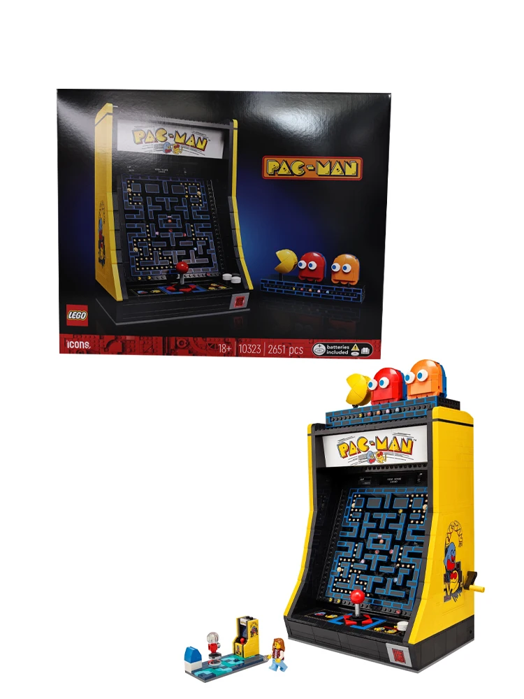 LEGO 10323 Icons PAC-Man Arcade Model Kit to Build, Replica of a Classic Game Console, for Men, Women,or Retro Video Games Fans