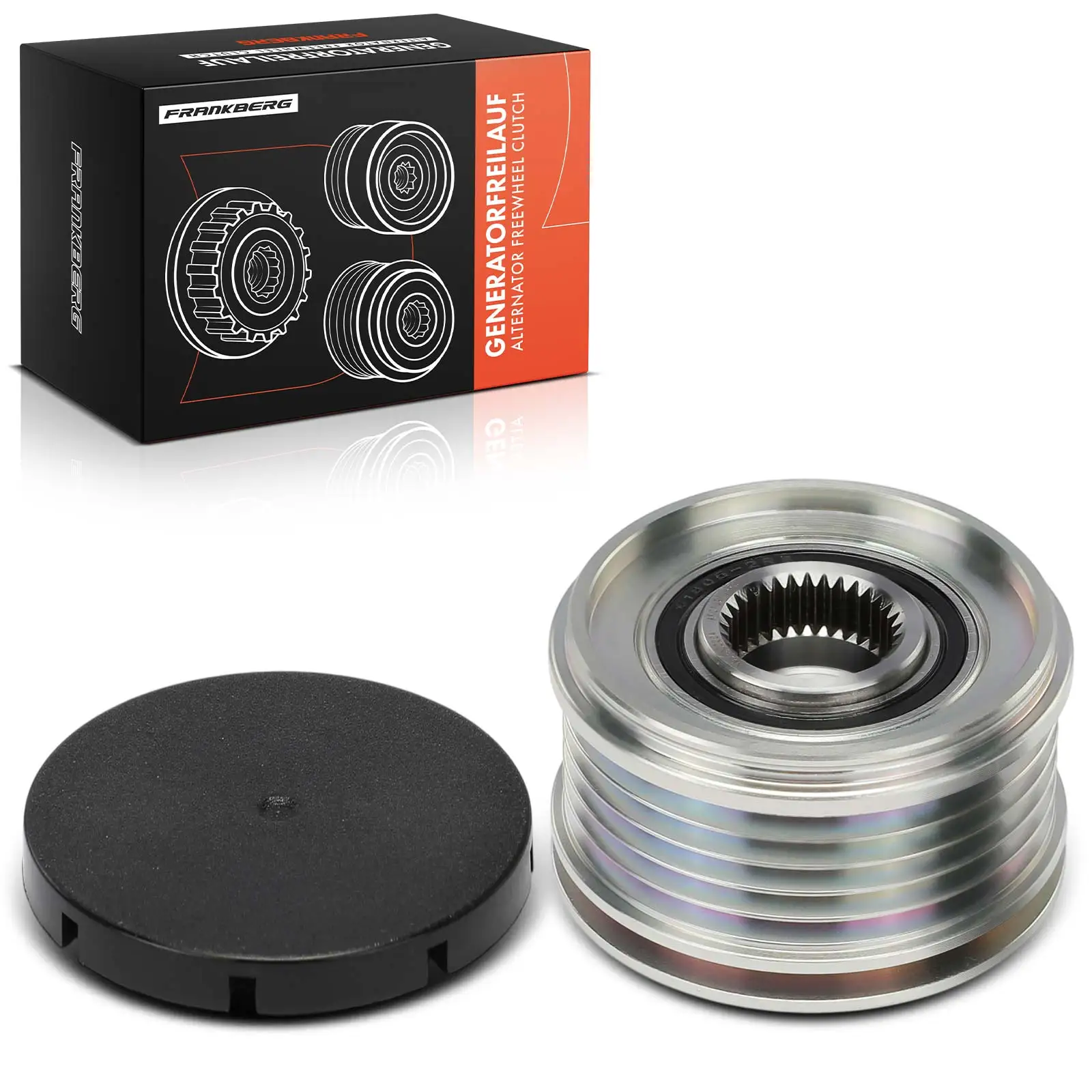 Frankberg 1x Generatorfreilauf Lichtmaschine für Renault Clio 2 Kangoo Thalia Nissan Kubistar 8200399801 7711497099 8200120286