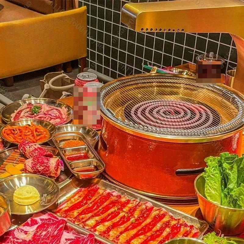 Commercial Electric Barbecue Grill Electric Barbecue Grill Household Barbecue Pot