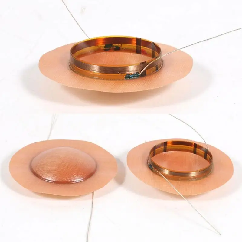 4Pcs Speaker Replacement Membrane for Head Voice Coil Tweeter Accessory 25.5mm for Streaming Internet Dropship