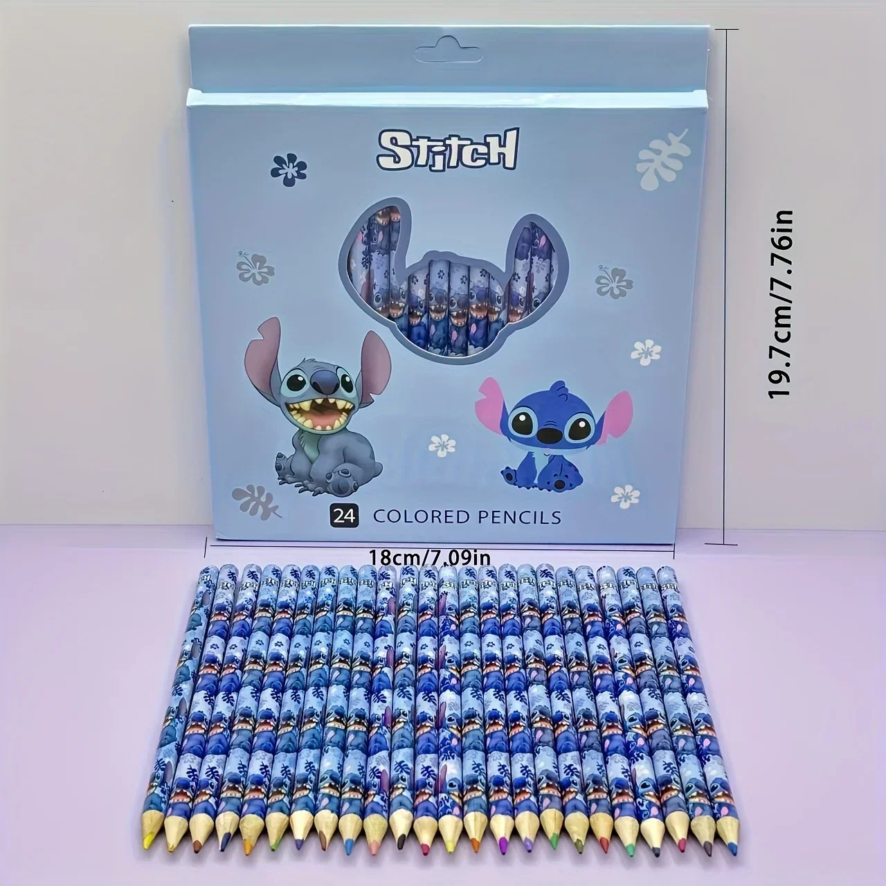 Disney Stitch Colored Pencil Set, Crayon Set, Drawing Tools, Professional Art Supplies, Kids Art Gifts