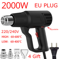 Hot Air Gun dryer Thermoregulator Shrink wrapping gun pneumatic thermofan thermal blower Industrial dryer fan plastic Heat gun