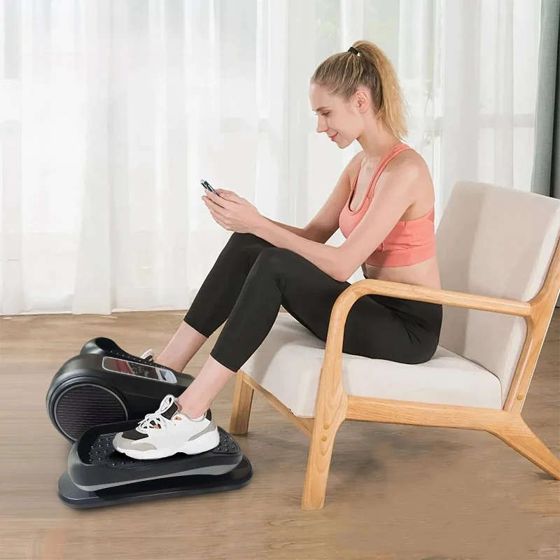 Mini Electric Home Gym Stepper Pedal Exerciser Elliptical Trainer Portable Mini Elliptical Trainer Pedal Exerciser Stepper1