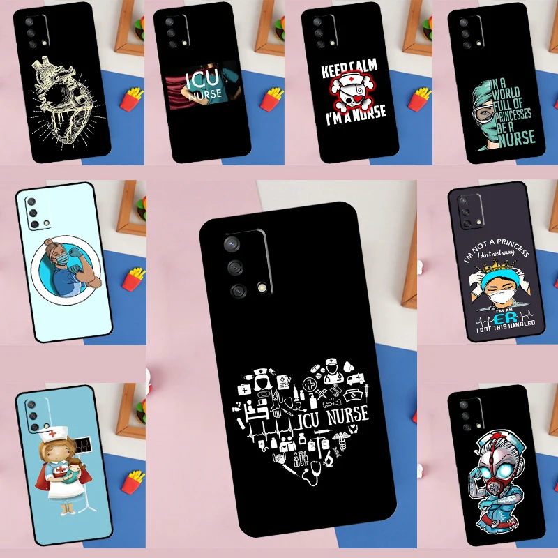 Nurse Medical Medicine Case For OPPO A1K A52 A72 A5 A9 A83 A91 A93 A54 A74 A94 A15 A16 A31 A53 2020 Phone Cover