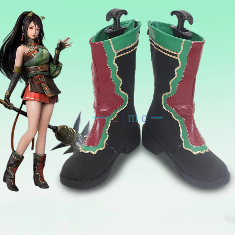 

Guan Yinping обувь для косплея аниме аксессуары реквизит для косплея обувь из искусственной кожи Хэллоуин карнавальные ботинки на заказ