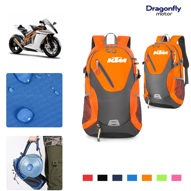 

For KTM RC Duke 390 200 790 890 690 250 125 990 300 Adventure 1290 1050 1090 40L Large Capacity Waterproof Backpack