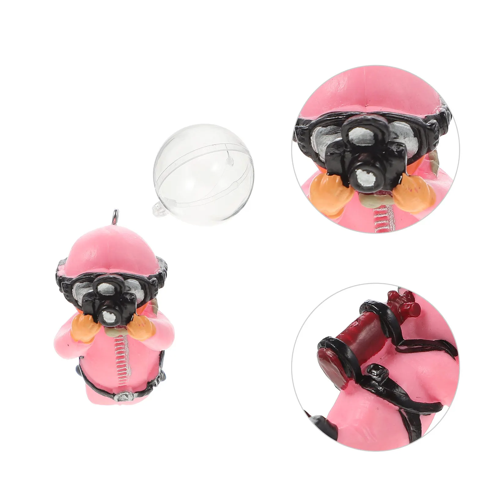 

Aquarium Floating Ornament Realistic Diver Decor for Fish Tank Landscape Lightweight Resin Craft Lovely Underwater Theme