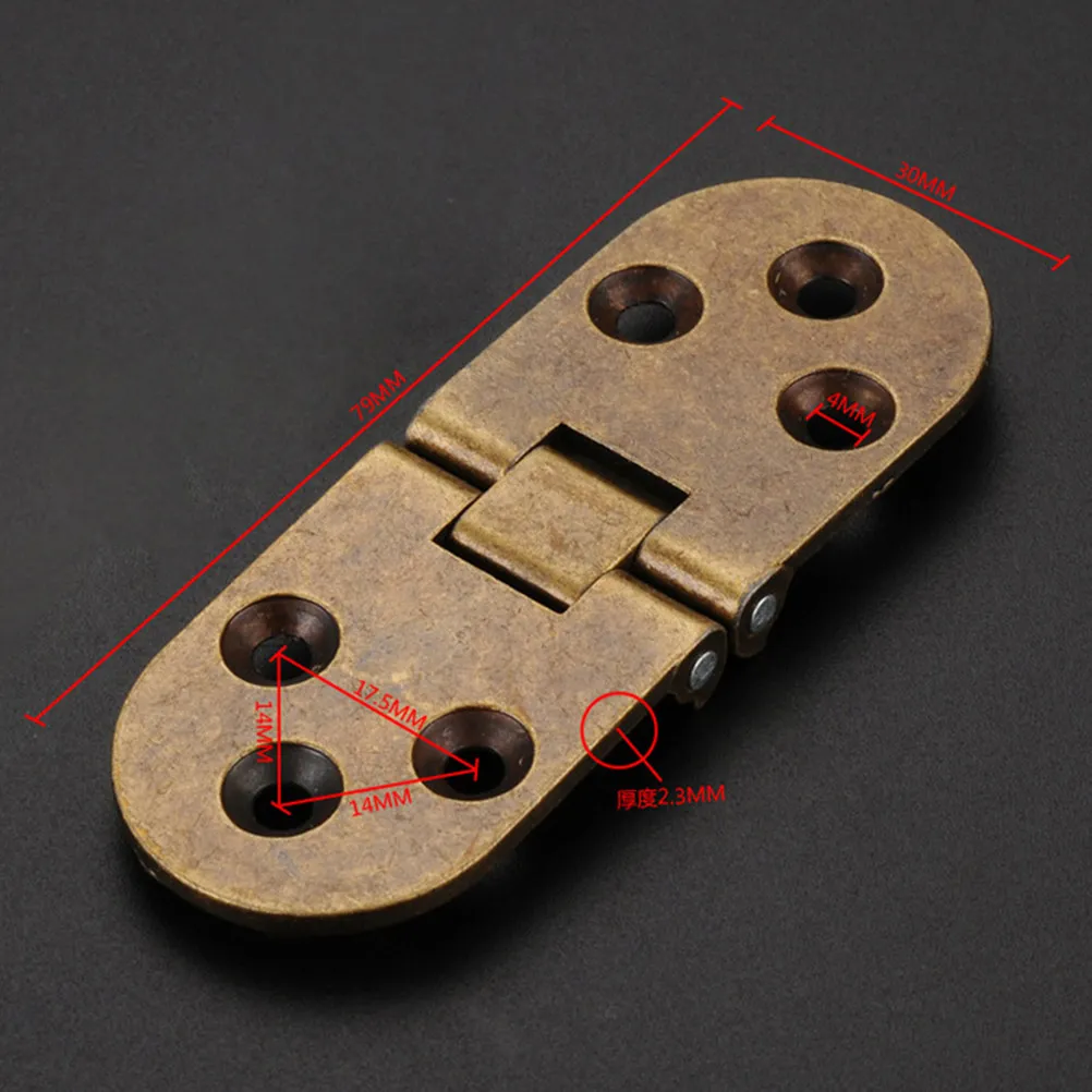 2Pcs Invisible Cabinet Hinges Zinc Alloy Rust Resistant Concealed Hinges for Wardrobe Easy Installation