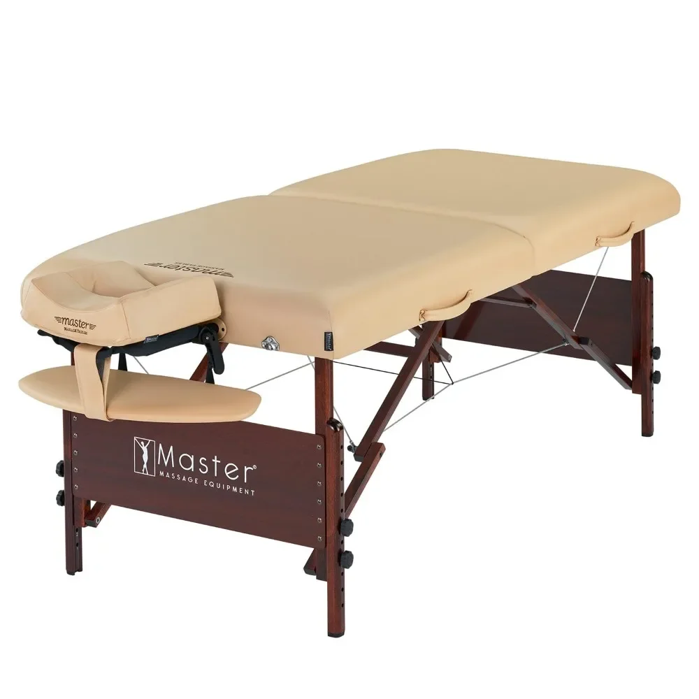 

New 30" Del Ray Pro Portable Massage Table Package, Sand Color, Luxurious with 3" Thick Cushion of Foam