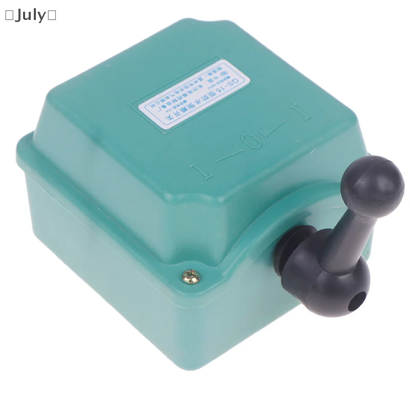 1 PCS Forward Stop Reverse Motor Interruptor à prova d'água Interruptor de comutação QS-15A Interruptor de comutação 380V