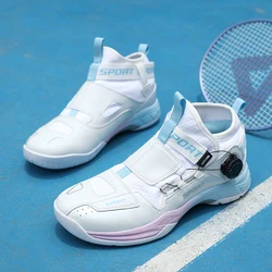 Professional Badminton Training Unisex Quick Lacing Table Tennis Shoe Couples Luxury Brand Sports Shoe Designer Court Shoes Boy