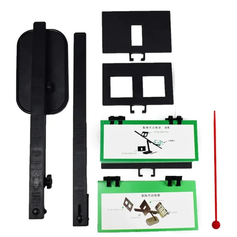Strabismus Amblyopia Eye Treatment Monocular Vision Training Blackout Correction Tool Set fissure ruler