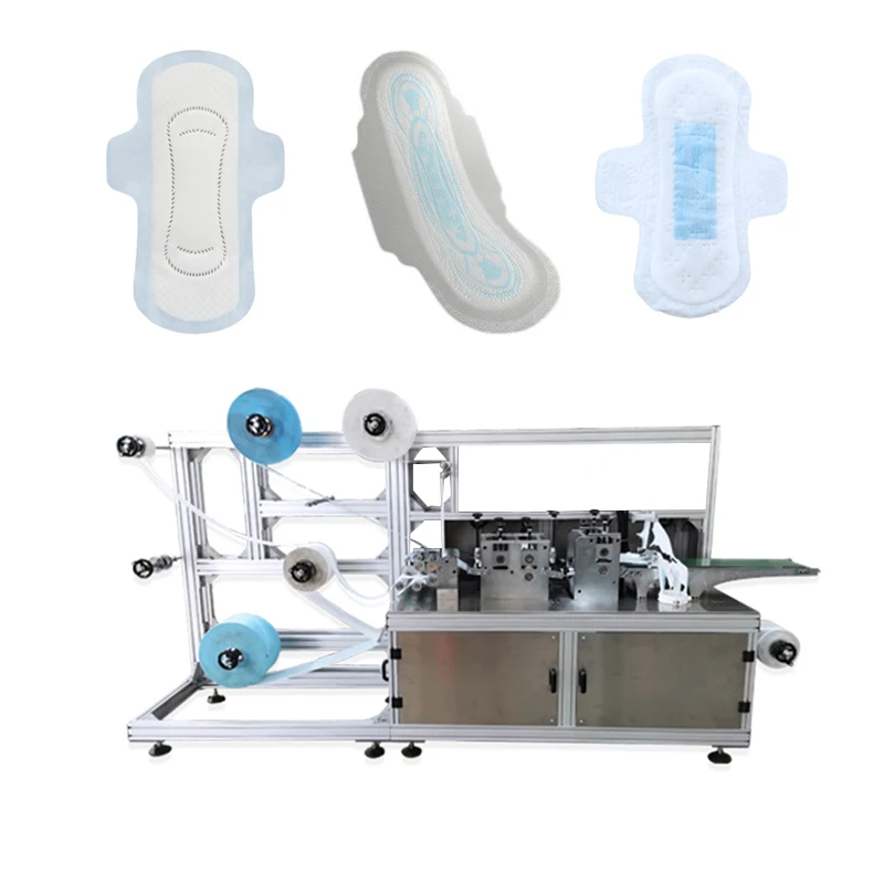 Factory Price High Speed Produce Disposable Feminine Sanitary Towel 6.0KW Feminine Hygiene Sanitary Pad Making Machine