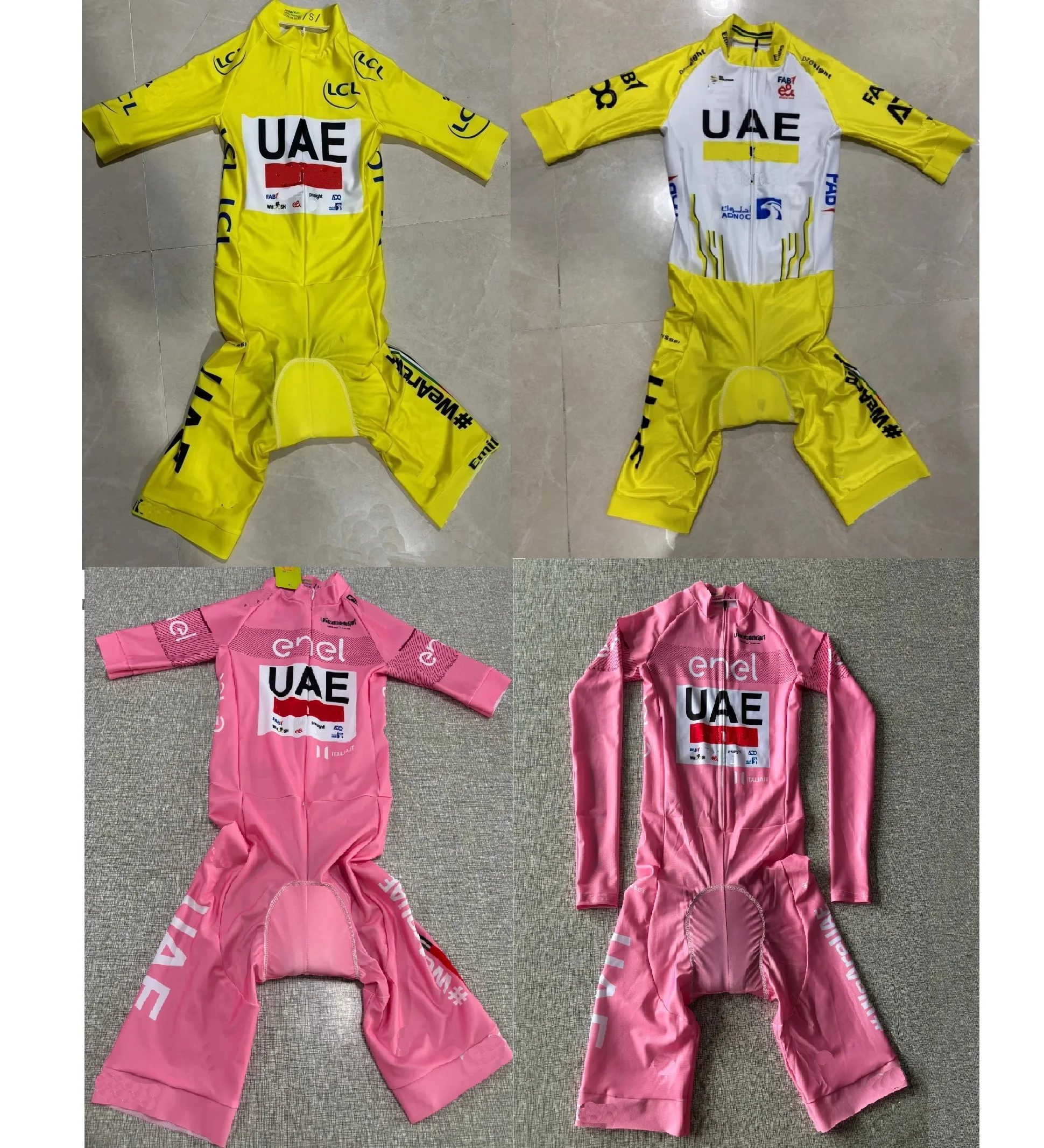 

LASER CUT UAE TEAM ИТАЛЬЯНСКИЙ ТДФ ДЛИННЫЕ ШОРТЫ С РУКАВОМ ВЕЛОСИПЕДНЫЙ комбинезон Боди