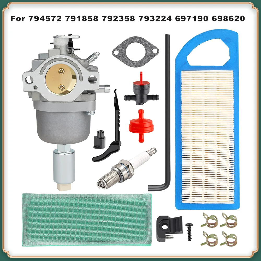 Carburetor for Lawn Mower - Replaces 799727, 794572, 791858, 792358, 793224, 697190, 698620
