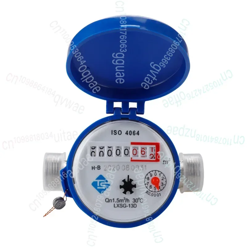 

Высокочувствительный указатель, цифровой дисплей, домашний интеллектуальный счетчик водопроводной воды, механический DN15, роторный счетчик холодной воды
