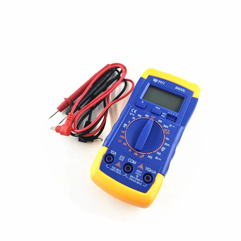 B830L Digital multimeter Capacitor Resistance Inductance Measuring instrument electrician universal tester Multifunction image 2