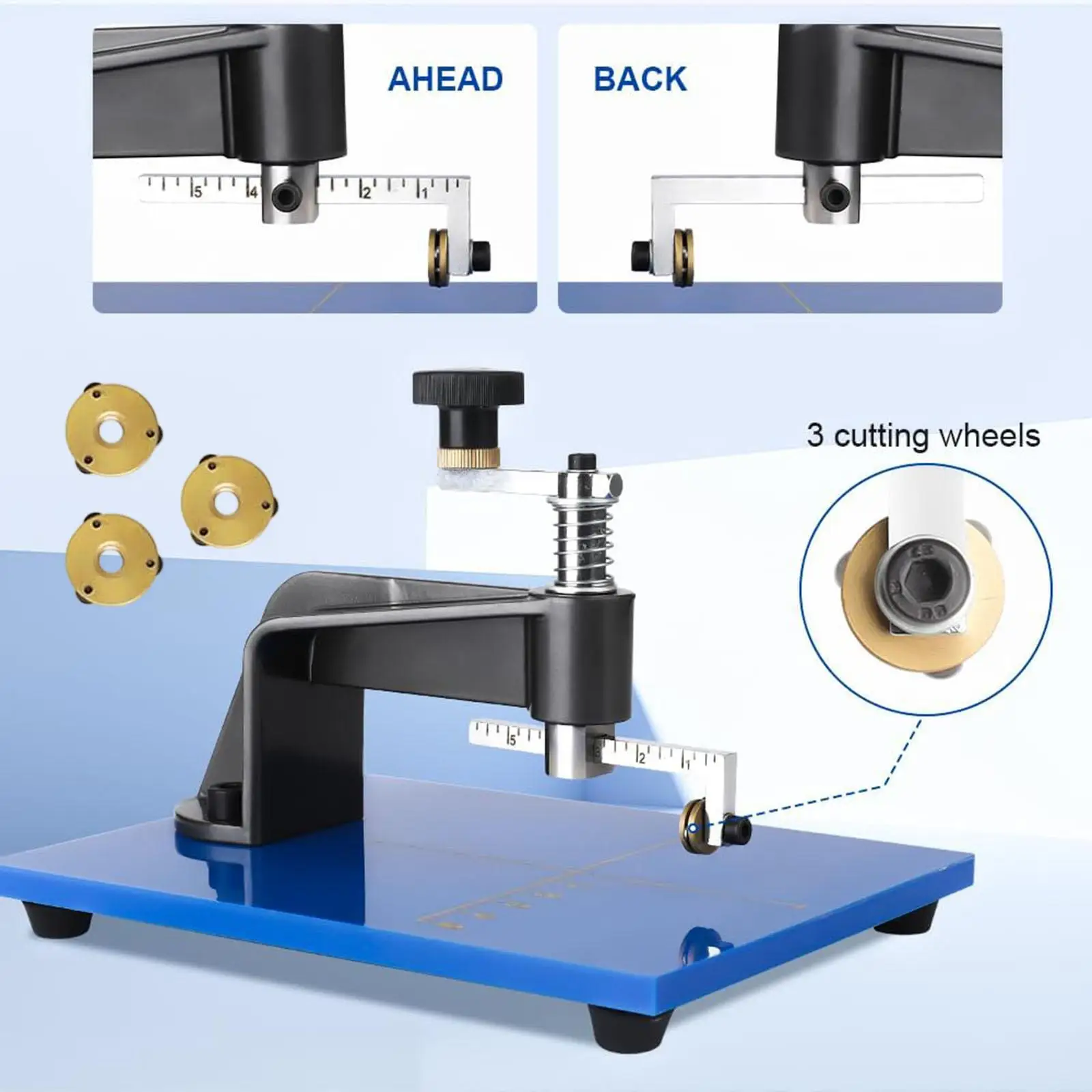 

Glass Circle Cutter Tool Adjustable Lens Cutter for Precise Circular Glass Cutting Home Art Craft and Mosaic Projects