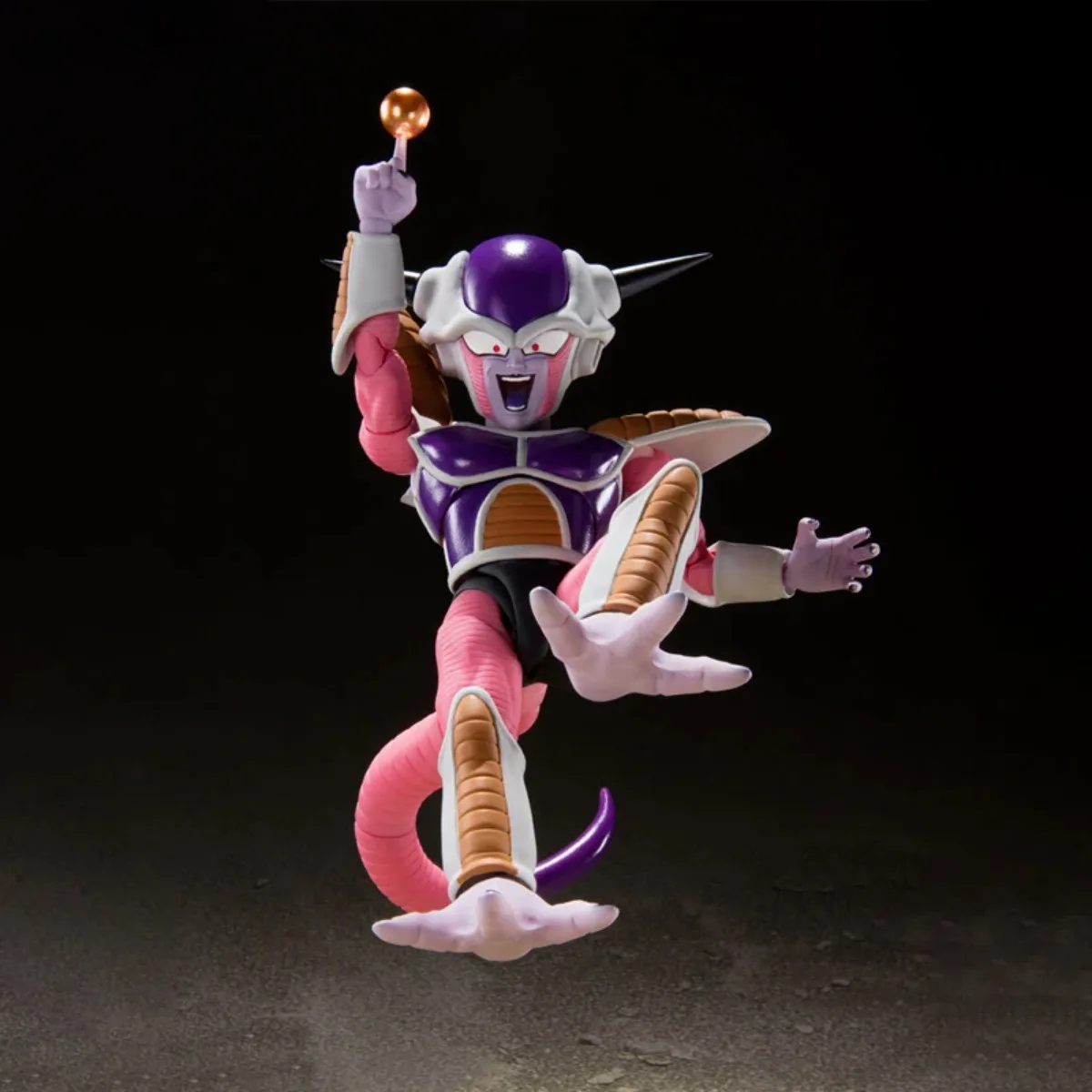 Genuíno bandai original shf frieza primeira forma & frieza pod figura de ação modelo kits colecionáveis presente para crianças modelo artesanal