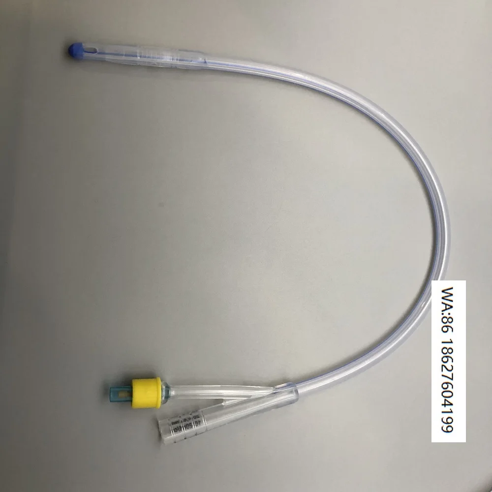 2025 New Disposable Individual Package Urethral Catheterication Kit 2 Way Adult Silicone Foley Catheter