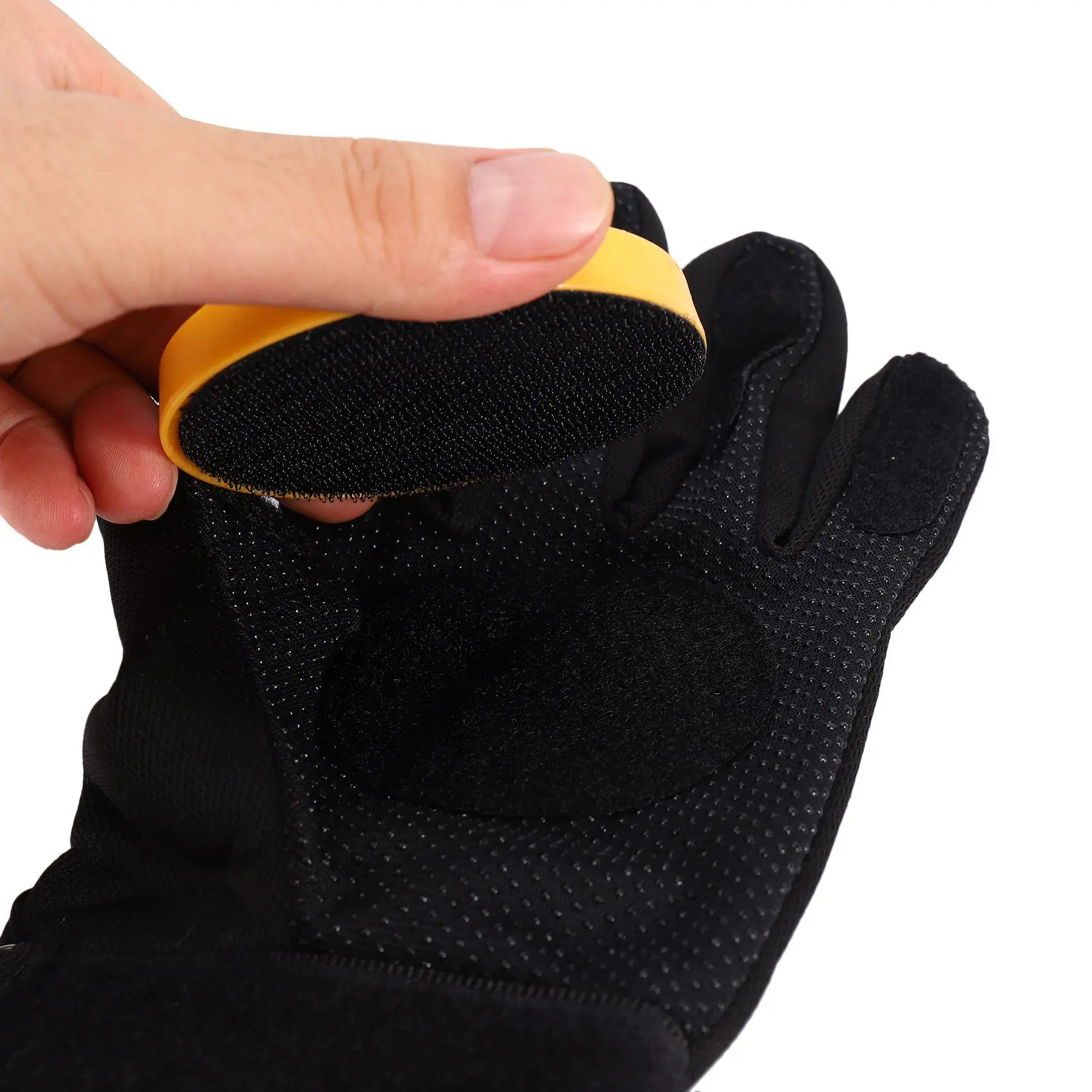 

B06C-2X DIY Longboard Slide Gloves Skateboard Gloves Foam Protector Downhill Longboarding Skate Gloves With Slider Puck