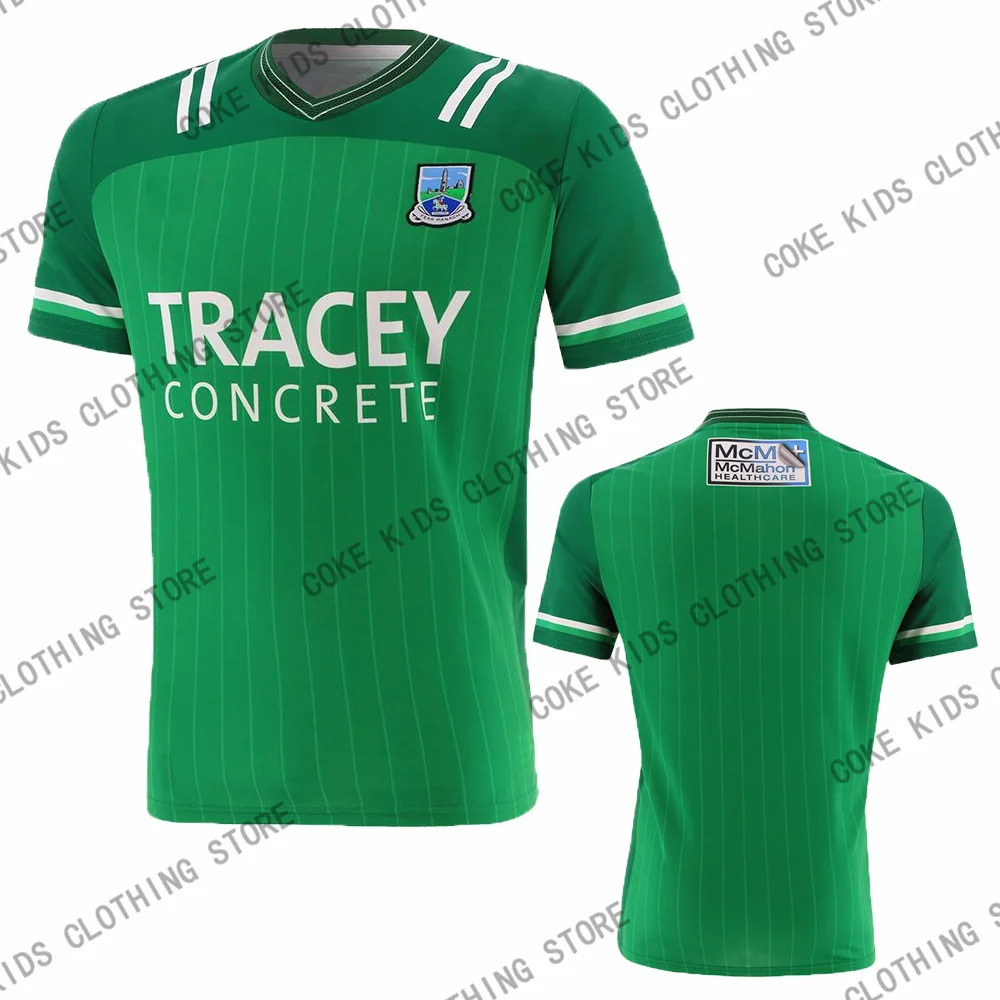 2024 neue Ankunft Fermanagh Gaa Heimtrikot für Erwachsene Kinder Fußballtrikot Sommer Sporttraining T-Shirts Schnelltrocknende Tops Kleidung