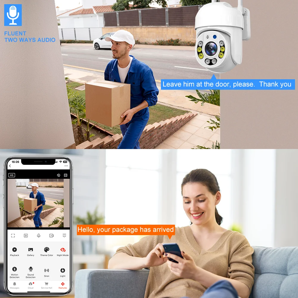 Tuya 5G Wifi Camera PTZ Outdoo - Smart Home Cctv Camera review and price
