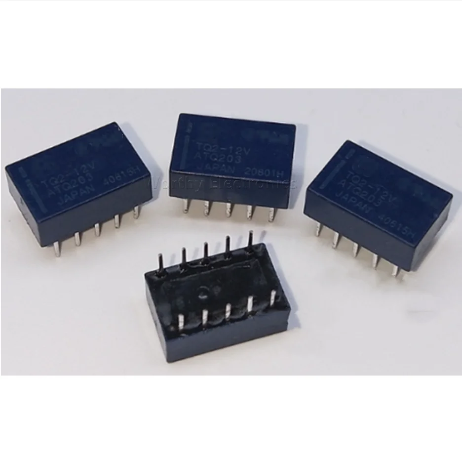 

Free shipping 10pcs/lot EA2-12 G6H-2-100 12VDC TQ2-12V 1A 2on2off 10PIN Relay