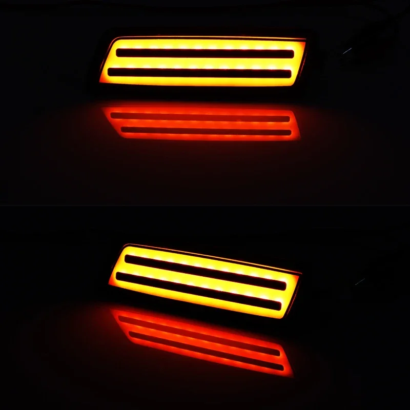 IJDM Full LED Bumper Zijmarkeringslicht Montage Voor Volkswagen MK5 Golf/GTI Konijn Jetta R32 Vervangen OEM Front zijmarkeringslichten