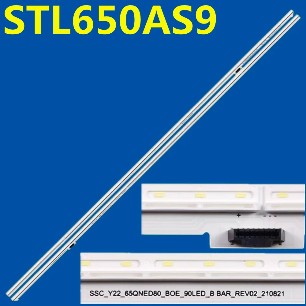 10PCS LED Backlight Strip For 65QNED816RE 65QNED80 65QNED80UQA 65QNED80SQA 65QNED80 Y22_65QNED80_BOE_90LED_A B BAR STL650AS9