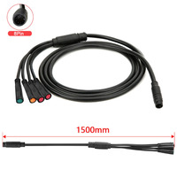 E-Bikes Cable For KT Controllers Cable Replacement 1T4 Waterproof Cable Maintenance Replacement Integrated Connections