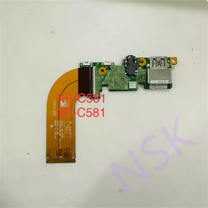 Original NS-C581 NF-C581 FOR Lenovo S540-13ARE 13API Xiaoxin Pro-13 2020 Audio Board USB Small Board  100% test OK