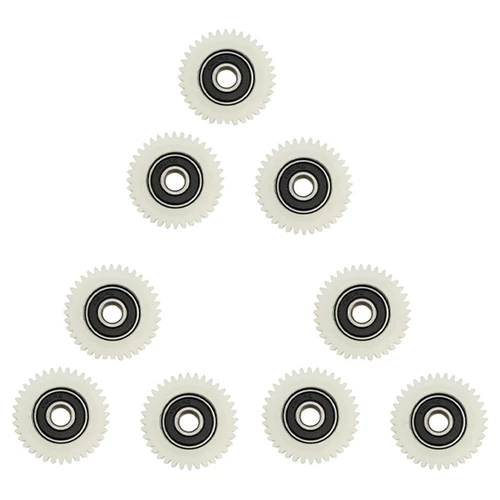 Motor electrónico de nailon para bicicleta eléctrica Bafang, engranaje de rodamiento de bolas, 9 piezas, 36 dientes, 38Mm