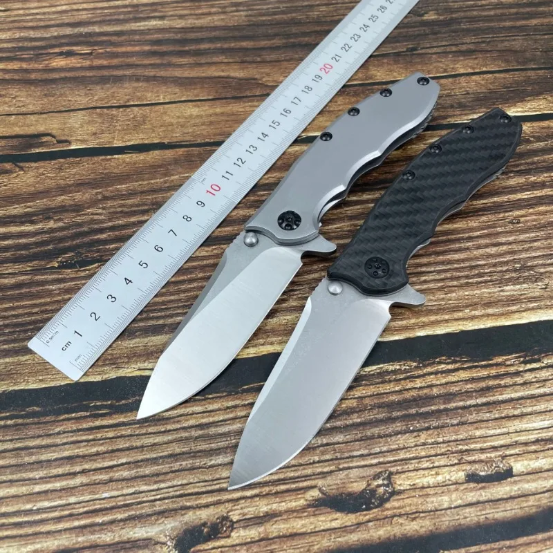 

Z0562 Outdoor Camping Folding Knife CPM-20CV Blade Aluminium Alloy Handle Pocket Survival Tactical Hunt Utility Knives EDC Tools