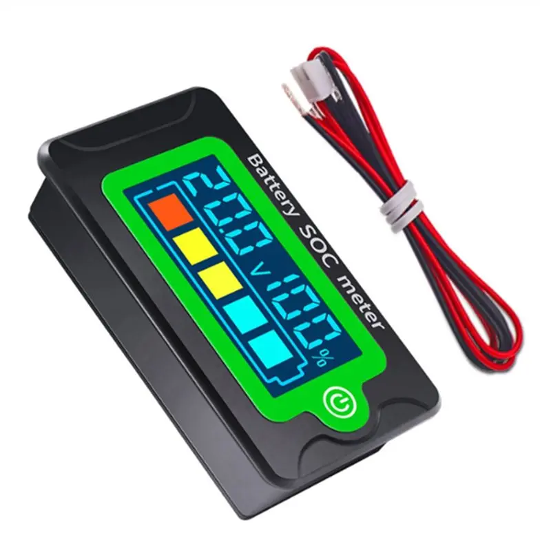 

[LXYA68Z!] Waterproof Digital LCD Voltmeter Battery Capacity Tester Voltage Indicator DC8-100V 12V 24V 36V 48V 72V System