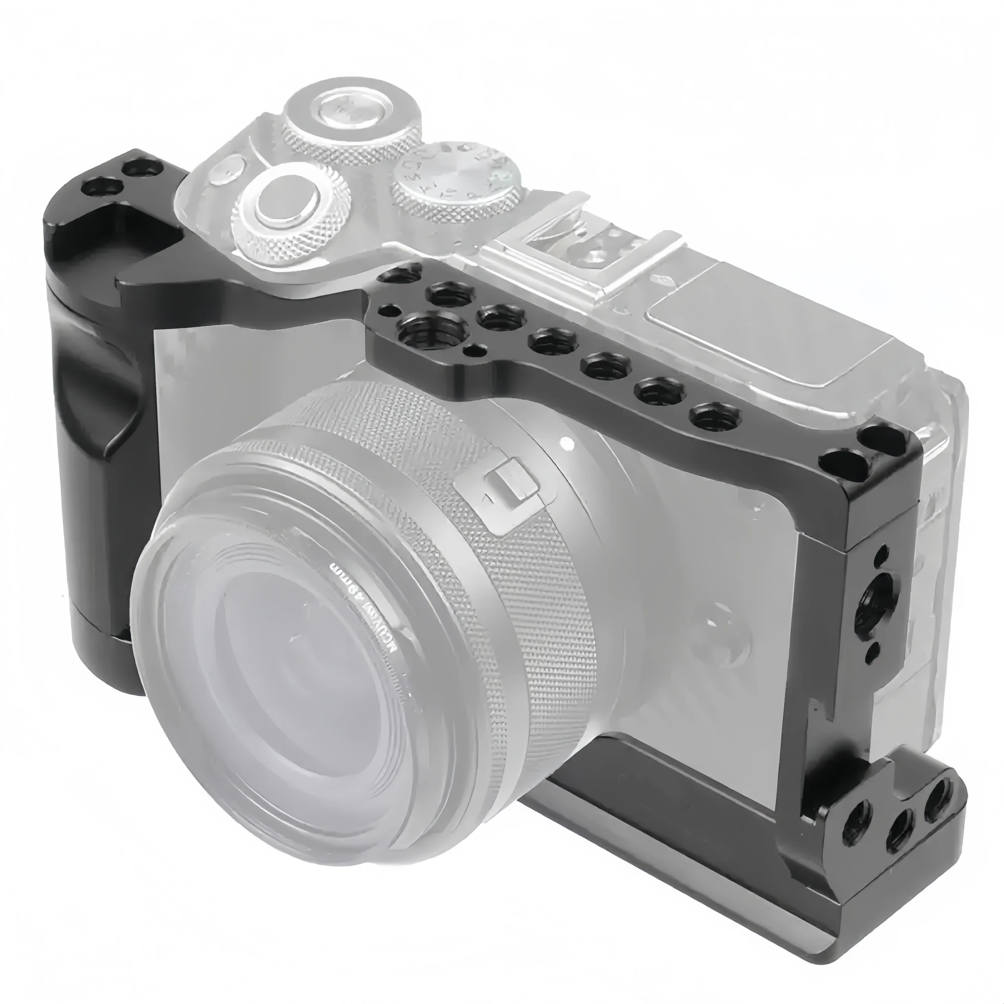 Camera cage quick release stabilizer for Canon M6II VLOG expansion Aluminum protective frame