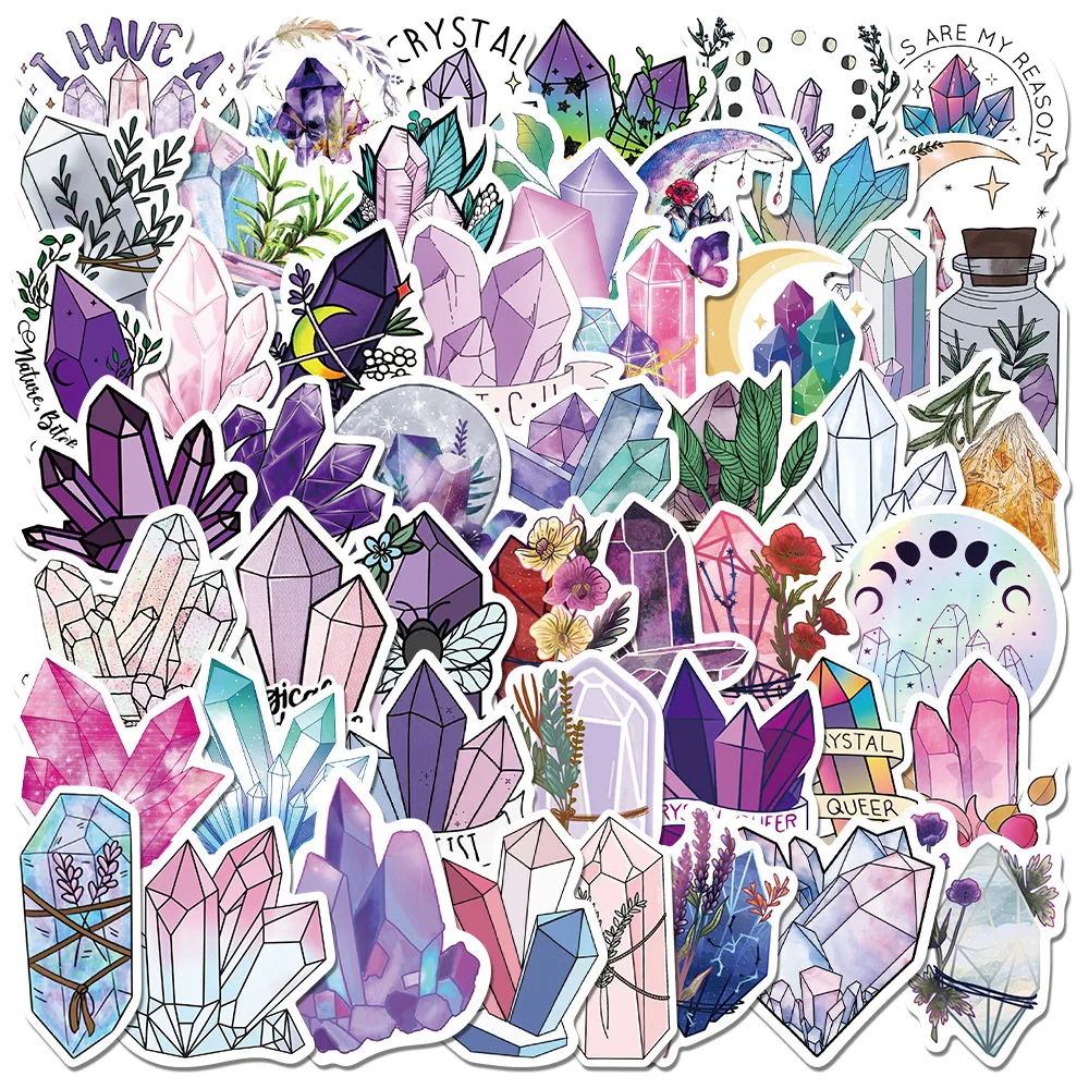 

10/30/50Pcs Dream Crystal Waterproof Graffiti Sticker Decorative Luggage Cup Laptop Phone Skateboard Guitar Scrapbook Stickers