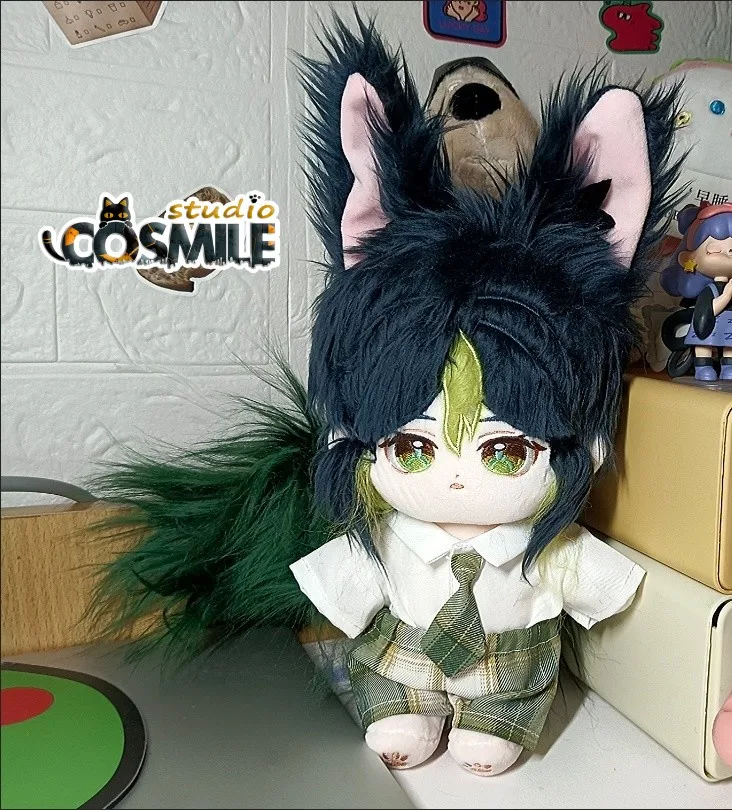 Game Genshin Impact Tighnari Stuffed Plushie Toy 20cm Plush Doll Body Cosplay Kids Gift