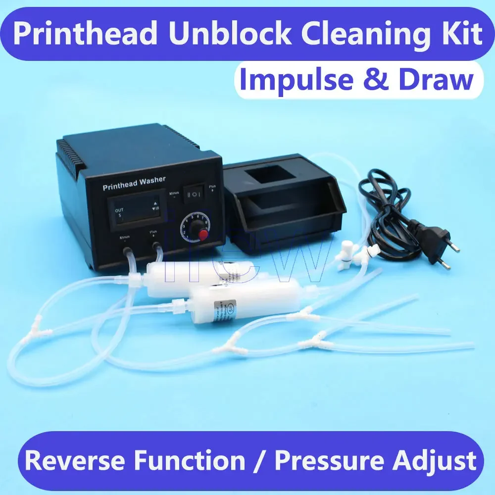 Printer Head Clogged Washer Device For Epson L18050 L1800 Repair Wash Impulse Draw Clean Liquid Tool Unblock DX7 i3200 DX6 L805