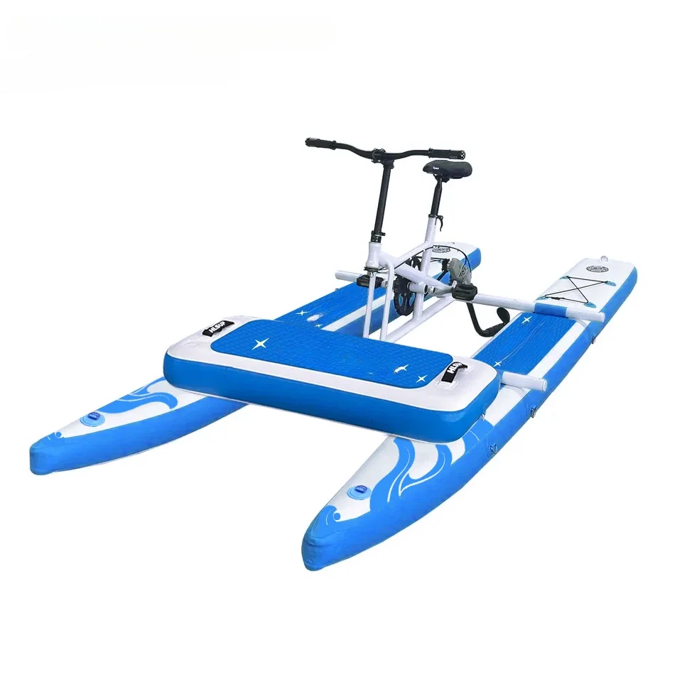 

Надувной портативный пропеллер на заказ, плавающий водный цикл, весло для серфинга SeaRiver, педаль для велосипеда Ocean, водяной велосипед на продажу