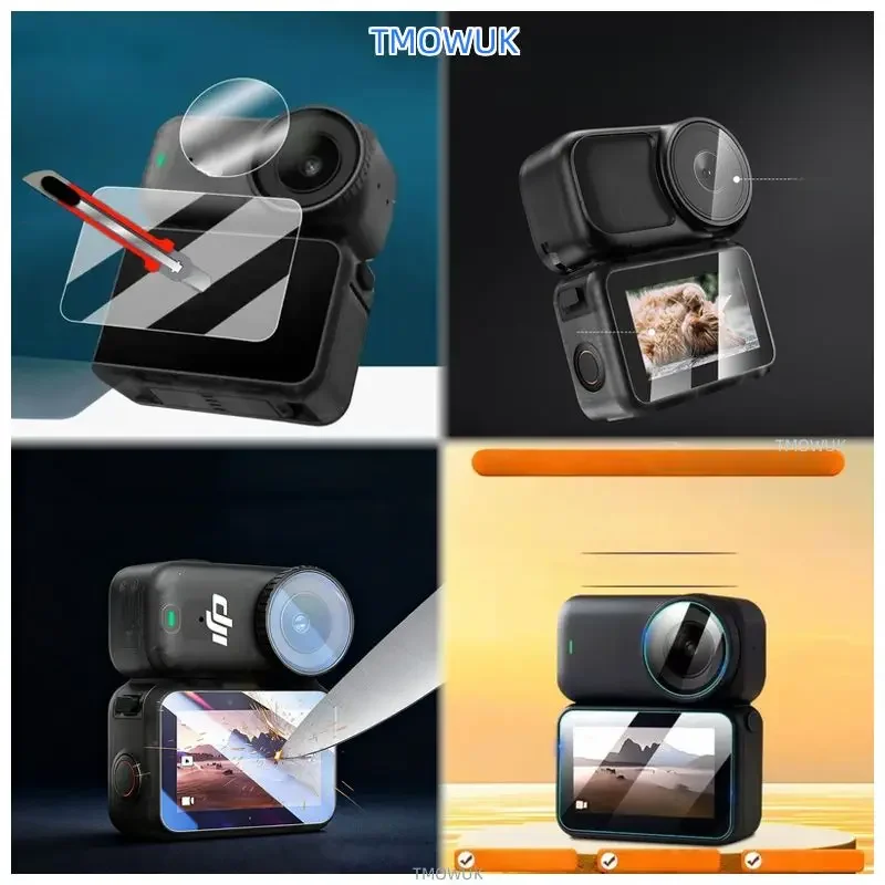

For DJI Osmo Nano Tempered Glass Camera Lens Protector, Screen Ultra-Clear Film, Anti-Scratch, Shock-Resistant Accessories Set