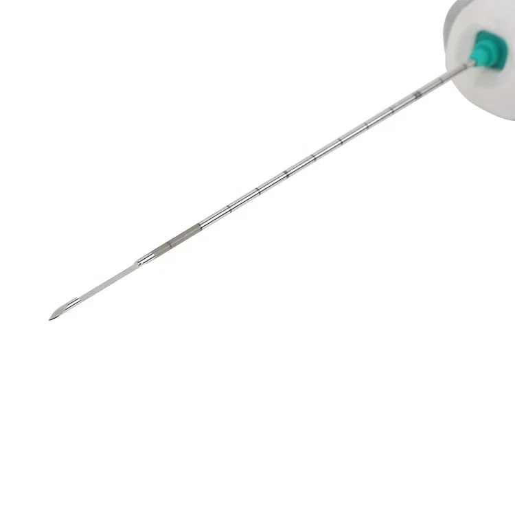 hot sale automatic hollow stainless steel core tissue sampling custom biopsy needle price for hospital