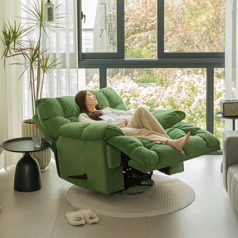 

Electric recliner function living room balcony rocking chair lazy single sofa
