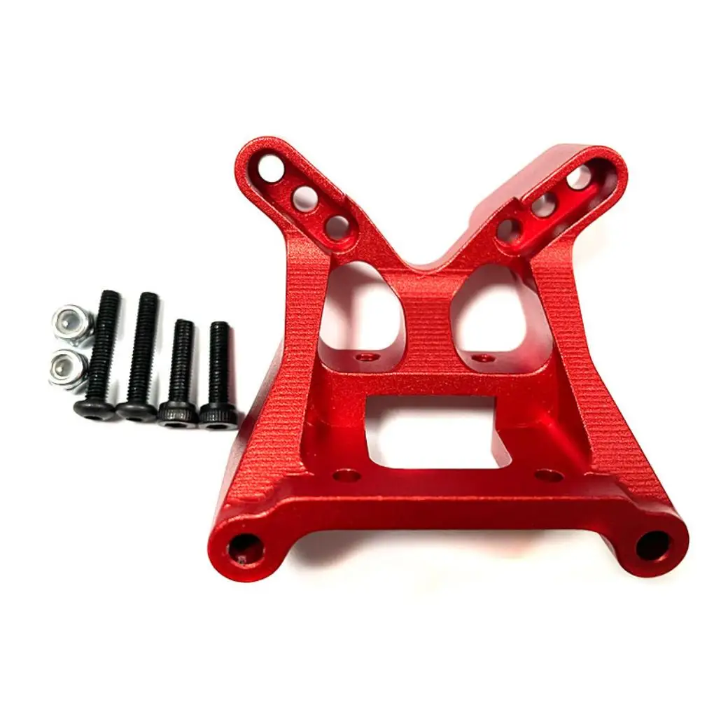 1/10 Aluminum Alloy Adjustable Front Shock Tower For LOSI Baja Rey 4WD RC Car Part RC Car Accessories Replacement Parts Red