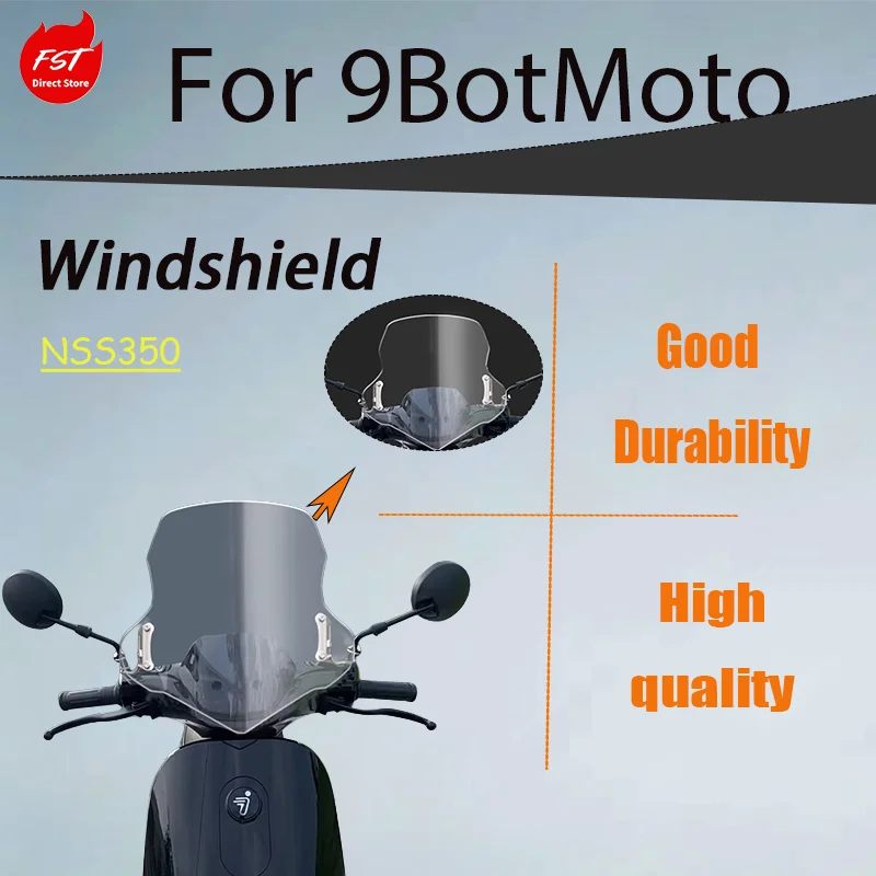 

Ninebot C90 Modified Front Windshield, Transparent Wind Deflector Chest Guard Rain Shield