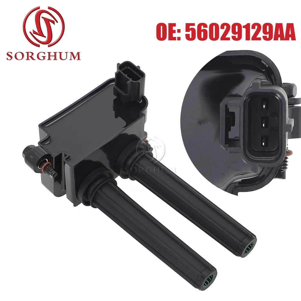 

SORGHUM Ignition Coil Spark Plug for Jeep Dodge Durango Charger RAM 1500 5.7L UF504 56029129AB 56029129AA 56029129AF 68060346AA