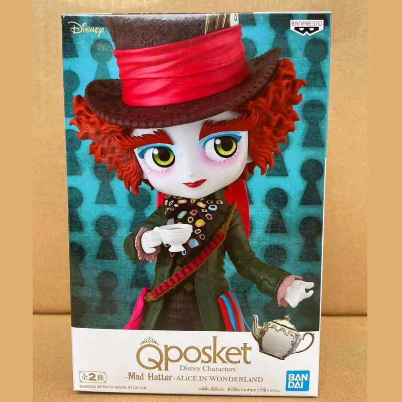 

Original Bandai Alice In Wonderland Anime Figure Mad Hatter Kids Toys Birthday Dolls Ornaments Collect Models Christmas Gifts Ho