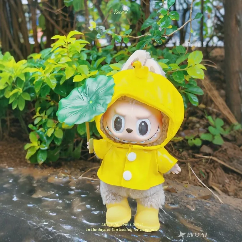 The Labubu Vinyl Doll Has Been Dressed Up The 17cm Doll Is Suitable For Changing Dressings Change The Clothes Of The Dolls
