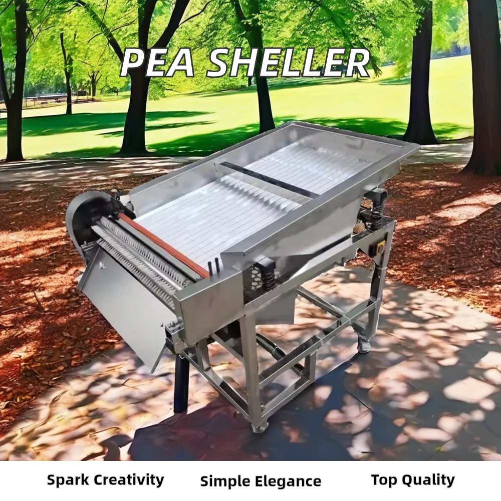 آلة قصف Edamame الطازجة آلة تقشير البازلاء الخضراء آلة تقشير وقصف صغيرة #4