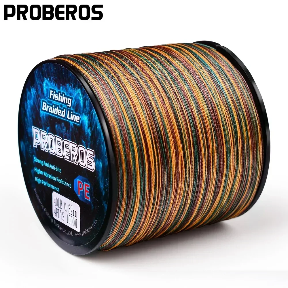 Braided Line 4x 300m500m1000m 0.4#-10# 2Color All for Fishing Line 10LB-100LB Multifilament PE Line for Saltwater Sea Fishing